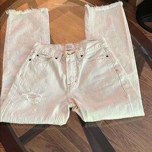 BDG Off-White Straight Leg Women's Jeans